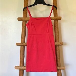 Red Spaghetti Strap Bodycon Dress
